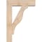 Ekena Millwork Funston Block Smooth Bracket w/ Offset Brace, Douglas Fir, 5 1/2"W x 18"D x 26"H BKT0604X18X26FST05SDF - alternate 3